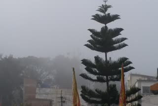 Weather changed in Ranchi, low visibility due to fog