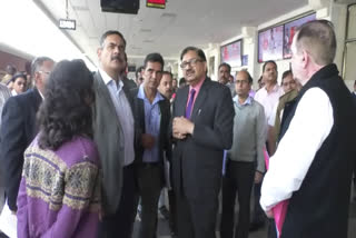 western railway general manager visits