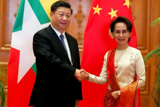 China, Myanmar ink agreements  Jinping and Suu Kyi  Jinping, Suu Kyi meet  China Myanmar Economic Corridor  China Myanmar Economic Corridor  മ്യാന്‍മര്‍  ഷീ ജിന്‍പിങ്  സാമ്പത്തിക ഇടനാഴി  ആങ് സാന്‍ സൂകി