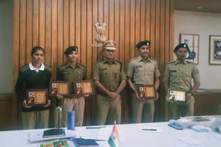 4 Morbi police personnel were honored