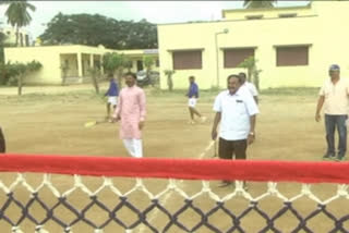 Ball badminton tournament in Kolar