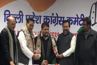 delhi assembly election aap mla from dwarka adarsh shastri joins congress