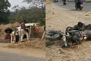 रामगढ़ के चुट्टूपालू घाटी में सड़क दुर्घटना, 5 लोग घायल जिसमें दो बच्चे और एक महिला गंभीर