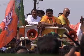 BJP BIKE RALLY in Nizamabad district due to Municipal Elections