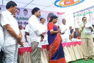 oath taking in badwale kadapa district