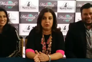 Farah inaugurated 'Mystery Rooms' in Jaipur, farah said My next project is also a mystery, farah khan, farah khan jaipur