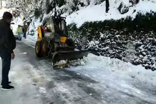 Snowfall in himachal