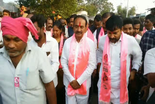 minister Eetal campaign in ramagundam corporation