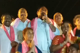 minister campaiagn in jayashankar bhupalapalli