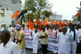 farmer rally to  Peanut  Price of support