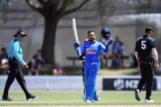 New Zealand A vs India A ODI Match : Prithvi Shaw hits 150 Runs off 100 Balls