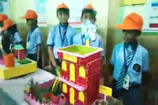 Amravati school 'save water Cleanliness Campaign Exhibition' conducted successful