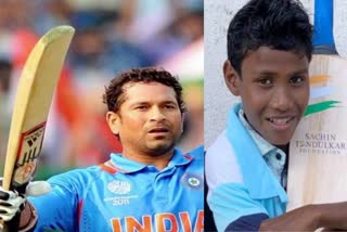 sachin tendulkar presented cricket kit to madaram