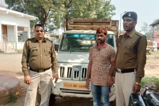 man arrested for smuggling teak wood in jashpur