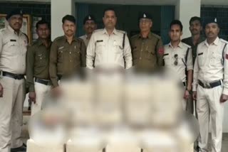 Police seized illegal liquor from Marwahi area in bilaspur