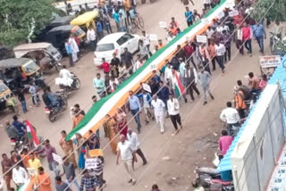 Tricolor rally held in support of CAA in kawardha