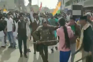 Clash erupts between police, BJP workers in MP's Rajgarh