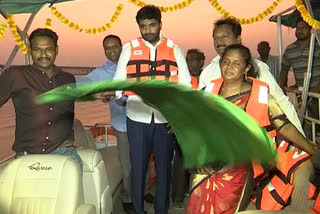 mp bharat reopened boating in godavari river