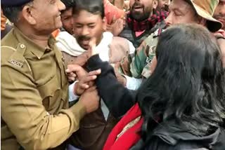 collector slapped a bjp leader during pro caa rally