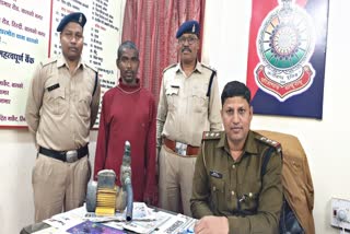 Balco police arrested accused for stealing motor pump