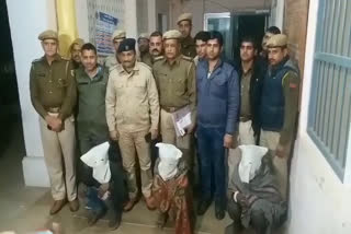 झुंझुनू पुलिस ने गिरफ्तार किए 8 बदमाश,  Jhunjhunu police arrested 8 crooks