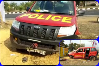 theft of police jeep at payakaraopeta