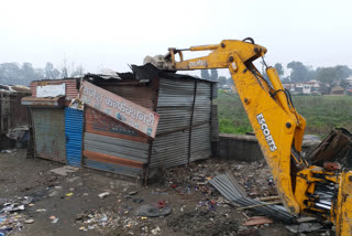 rudrapur encroachment news, रुद्रपुर अतिक्रमण पर कार्रवाई न्यूज