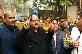 krishna nagar assembly congress candidate AK walia file nomination