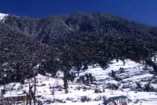 tharali sunlight after snowfall news, थराली बर्फबारी के बाद धूप समाचार