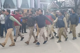 postman cadre rehearsed on ridge maidan