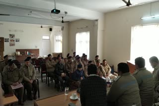 Monthly crime meeting solan