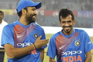 Rohit Sharma Trolls Yuzvendra Chahal's Shirtless Photo and calls him Dwane Brother