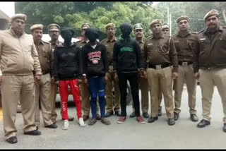 Police arrested three notorious miscreants in delhi