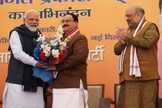 new bjp president jp nadda photos