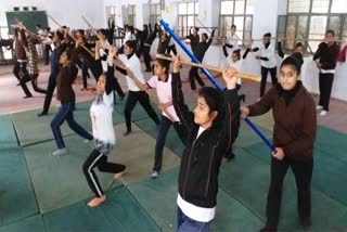 अजमेर न्यूज, आत्मरक्षा के गुर, सेंट्रल स्कूल, Ajmer News, Self Defense Tips, Central School