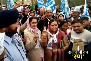 AAP candidate Dhanwanti Chandela