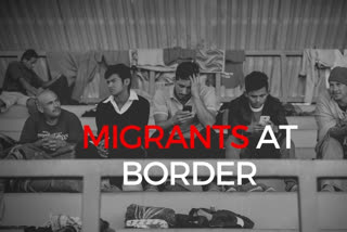 Mexican border  Migrants at Mexican border  Andres Manuel López Obrador  Mexican government  5,000 migrants gather at Mexican border  5,000 കുടിയേറ്റക്കാർ മെക്സിക്കൻ അതിർത്തിയിൽ എത്തി