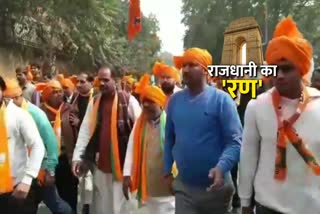 Delhi Election 2020: MP joined BJP candidate nomination from Tughlakabad