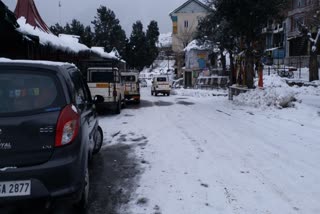 Heavy snowfall in Kinnaur