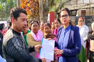 primary teachers from Sivsagar asking for death wish to President