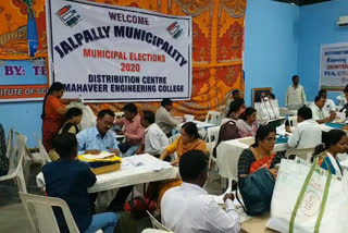 jalpalli election material Distribution center in rangareddy