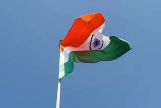 hundred feet high tiranga hoisted at Dumka station