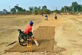 Players preparing for wheelchair cricket tournament in Raipur