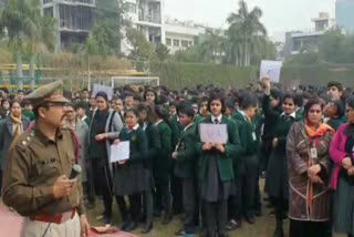 mock drill in school of gurugram