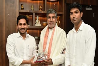 Kailash Satyarthi meets Jagan Mohan Reddy