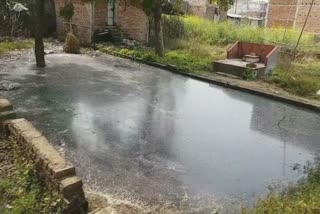 water logging near middle school in patna