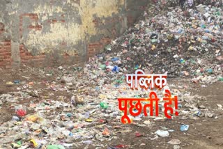 People forced to live among litter in pratap nagar delhi