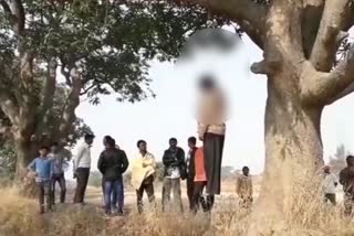farmer suicidea man hang himself into death