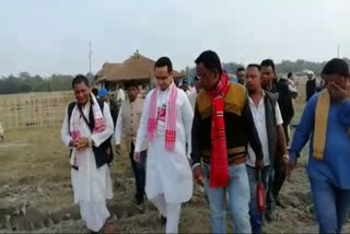 golaghat gaurav gogoi visit Shankar sangha confernce