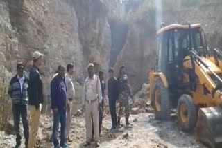 Forest Department did dozring illegal coal mines in dumka